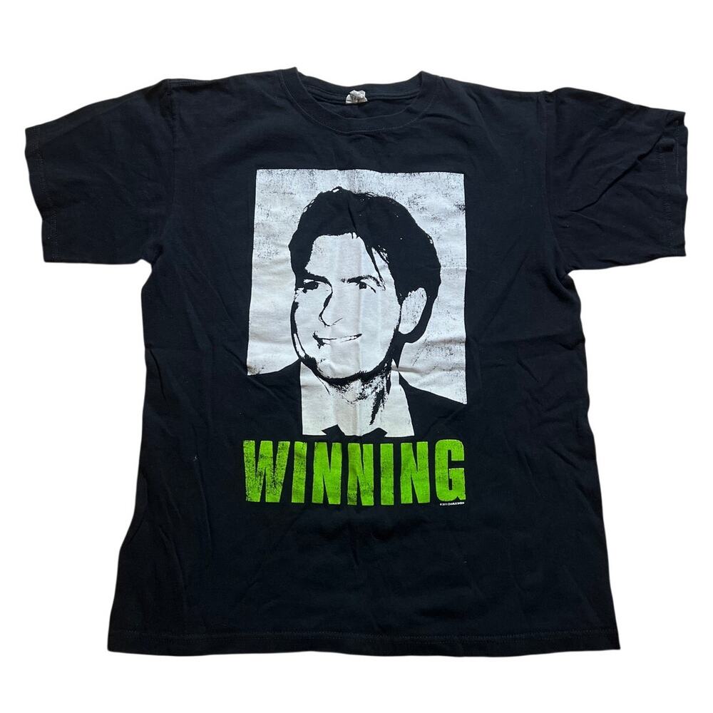 Vintage Charlie Sheen Winning T-Shirt Medium 2011